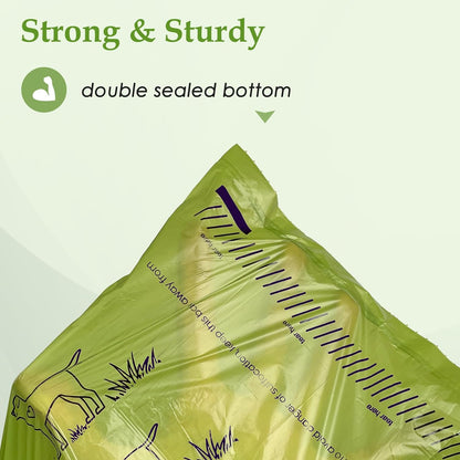 Dog Poop Bags Rolls, Leakproof Strong & Sturdy Poop Bags for Dogs (240 Lavender)